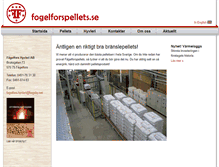Tablet Screenshot of fogelforspellets.se